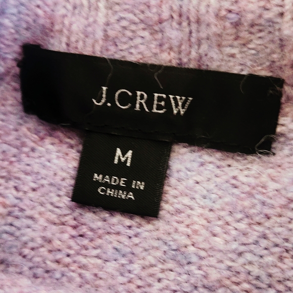 J. Crew, Lilac, Lavender Turtleneck Sweater Dress, CoquetteCore, Balletcore - Picture 8 of 8